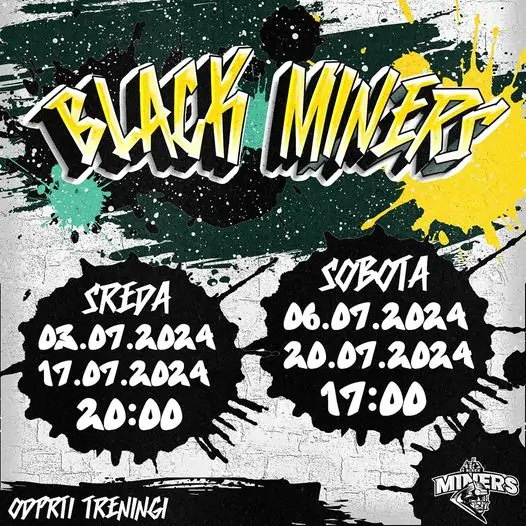 Pridruži se nam na treningih!